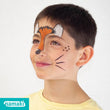 Load image into Gallery viewer, Organic face painting kit - 3 colours (yellow, white, black): Lion / Giraffe - jiminy eco-toys