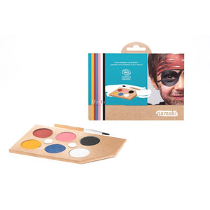 Organic face painting kit - 6 colours: Rainbow - jiminy eco-toys