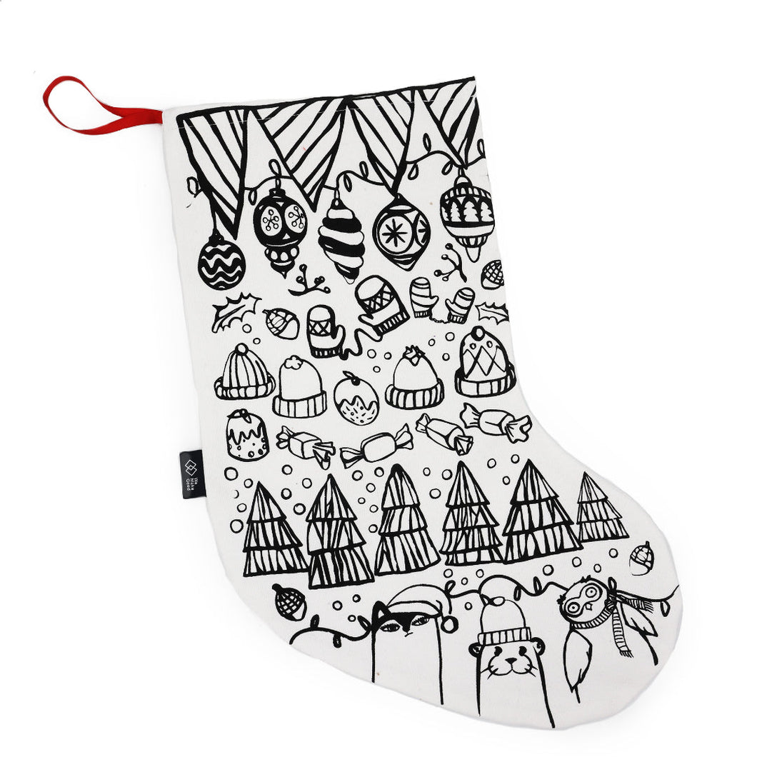 Paint your own Christmas Stocking - jiminy eco-toys