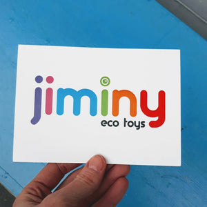 Physical gift card - jiminy eco-toys