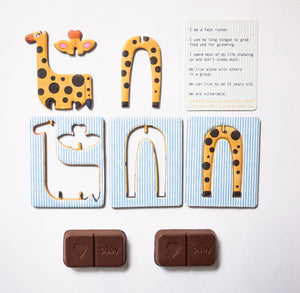 PLAYin CHOC dinosaur chocolate and surprise toy - jiminy eco-toys