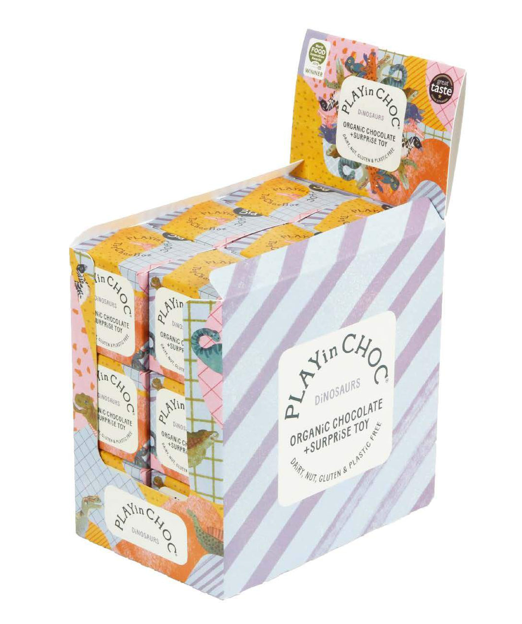 PLAYin CHOC ToyChoc Box - party bundle - DINOSAURS - jiminy eco-toys