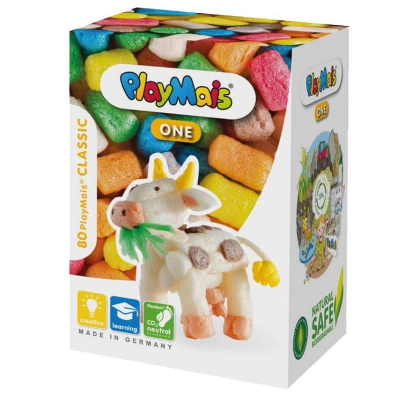 PlayMais® Classic - BUILD A COW (age 3+) - jiminy eco-toys