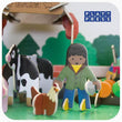 Load image into Gallery viewer, Playpress Farmyard build and play set - jiminy eco-toys