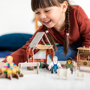 Playpress Farmyard build and play set - jiminy eco-toys