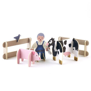 Playpress Farmyard build and play set - jiminy eco-toys