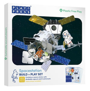 Playpress Space Station build and play set - jiminy eco-toys