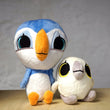 Load image into Gallery viewer, Puffin Rock &#39;Oona &amp; Baba&#39; Soft Toys Set - 100% recycled plastic, handmade in Ukraine - age 1+ - jiminy eco-toys