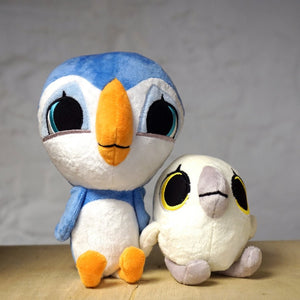 Puffin Rock 'Oona & Baba' Soft Toys Set - 100% recycled plastic, handmade in Ukraine - age 1+ - jiminy eco-toys