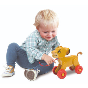 Pull-Along Simba from the 'Lion King' for age 10m+ - jiminy eco-toys