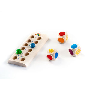 Rainbow - Wooden Boardgame for 2 players for age 4+ - jiminy eco-toys