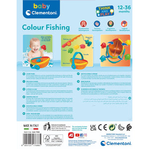Sort & Match Colour Fishing Set for age 12m - 36m - jiminy eco-toys