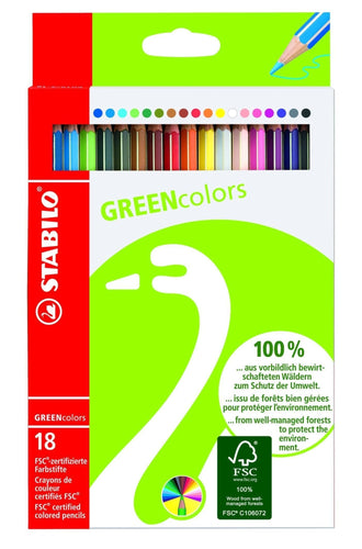 Stabilo GREENcolours eco colouring pencils - jiminy eco-toys