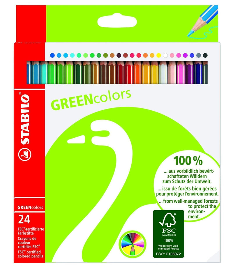 Stabilo GREENcolours eco colouring pencils - jiminy eco-toys