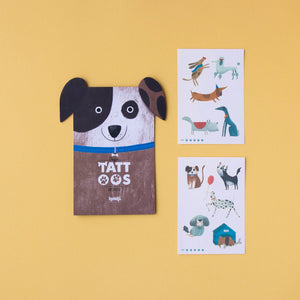 Tattoo Set 'Dogs' with 10 Tattoos, age 3+ SHRINKWRAPPED - jiminy eco-toys
