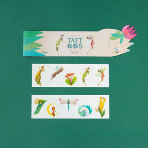 Tattoo Set 'Magic Fairies ' with 10 Tattoos, age 3+ SHRINKWRAPPED - jiminy eco-toys