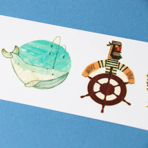 Tattoo Set 'Pirates' with 10 Tattoos, age 3+ SHRINKWRAPPED - jiminy eco-toys