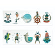 Load image into Gallery viewer, Tattoo Set &#39;Pirates&#39; with 10 Tattoos, age 3+ SHRINKWRAPPED - jiminy eco-toys