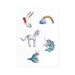 Load image into Gallery viewer, Tattoo Set &#39;Unicorn&#39; with 10 Tattoos, age 3+ SHRINKWRAPPED - jiminy eco-toys