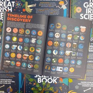 The Great Irish Science Book (hardback book by Prof Luke O'Neil and Linda Fahrlin) - jiminy eco-toys