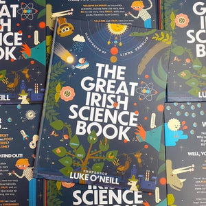The Great Irish Science Book (hardback book by Prof Luke O'Neil and Linda Fahrlin) - jiminy eco-toys