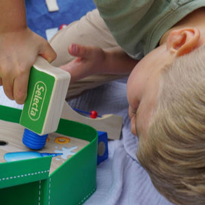 Tool box wooden role play set SHRINKWRAPPED - jiminy eco-toys