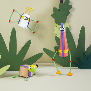 TOYI Upcycling Craft Kit 'Creatures' - jiminy eco-toys