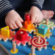 Load image into Gallery viewer, Winding Fun - wooden cogs game for 18 months + - jiminy eco-toys