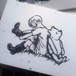 Load image into Gallery viewer, Winnie-the-Pooh colour-in card that grows flowers - jiminy eco-toys