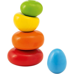 Wobbly Rocks - stacking game for 12m+ - jiminy eco-toys