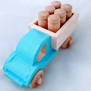 Wooden Irish Milk Churn Truck - jiminy eco-toys