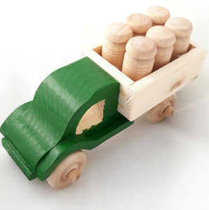 Wooden Irish Milk Churn Truck - jiminy eco-toys
