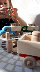 Wooden Irish Milk Churn Truck - jiminy eco-toys