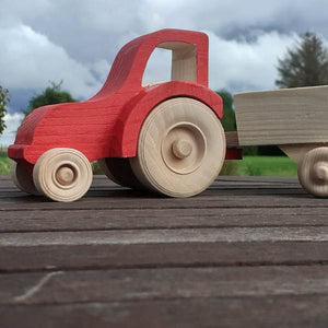 Wooden Irish Tractor & Trailer - jiminy eco-toys