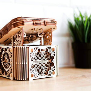 Wooden Mechanical Model - Mystery Box, age 14+ SHRINKWRAPPED - jiminy eco-toys