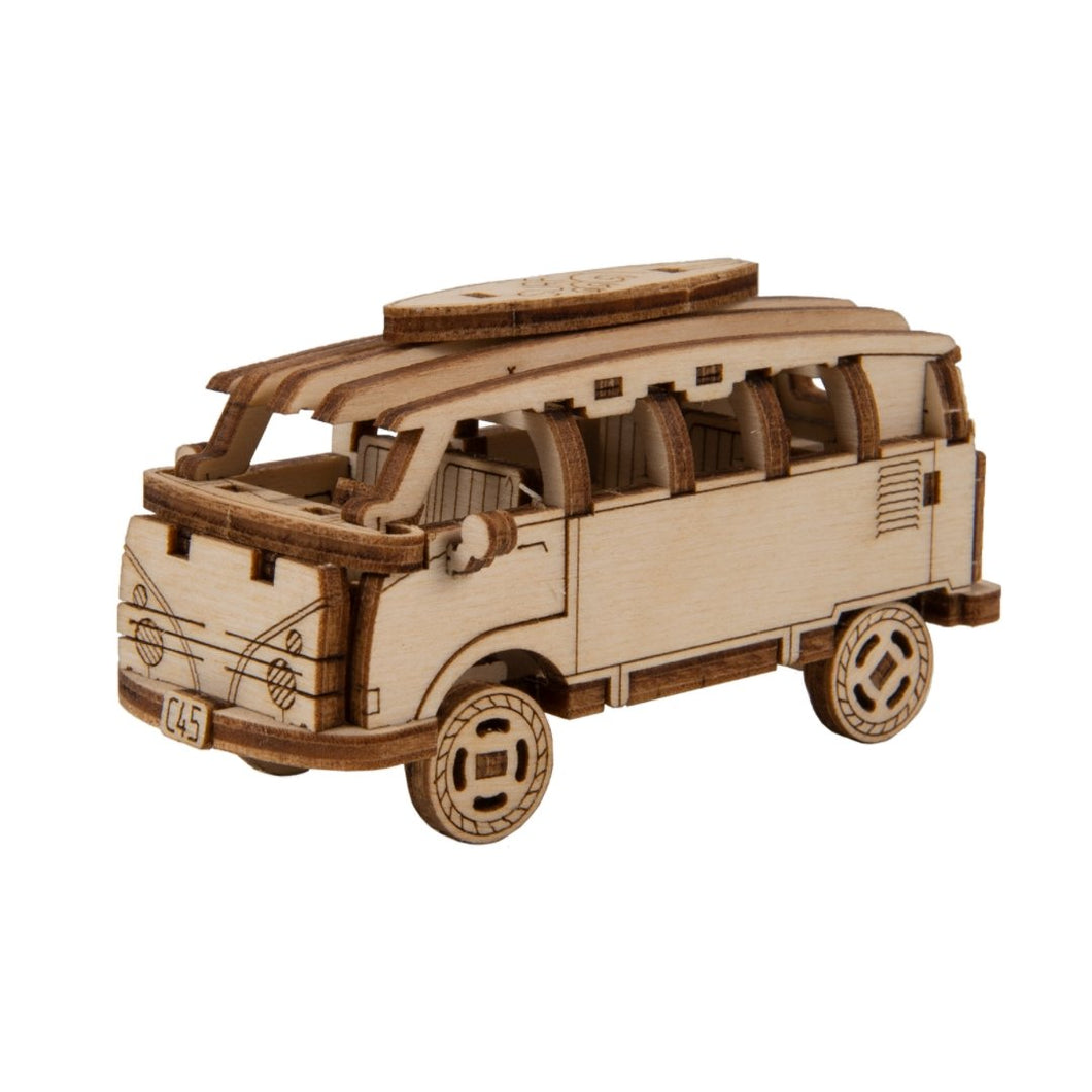 Wooden Mechanical Model - Retro Ride, age 8+ SHRINKWRAPPED - jiminy eco-toys