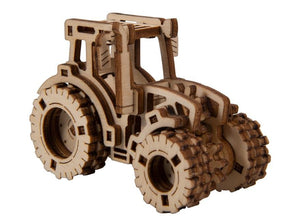 Wooden Mechanical Model - Tractor, age 8+ SHRINKWRAPPED - jiminy eco-toys