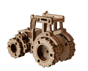 Wooden Mechanical Model - Tractor, age 8+ SHRINKWRAPPED - jiminy eco-toys