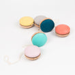 Load image into Gallery viewer, Wooden yoyo in giftbox - yellow, coral, mint colours - TRADE - jiminy eco-toys